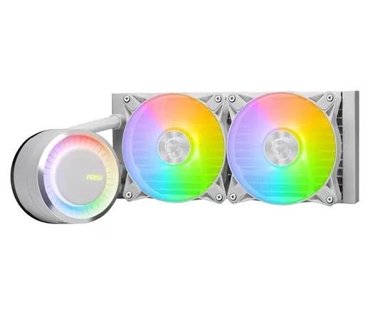MSI Mag Coreliquid E240 240 mm Beyaz Sıvı Soğutucu görseli 3