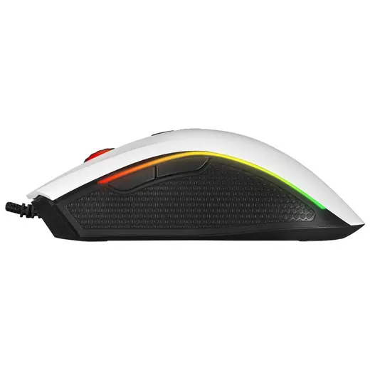 Rampage SMX-R44 V2 Makrolu RGB Ledli Kablolu Beyaz Gaming Oyuncu Mouse görseli 4
