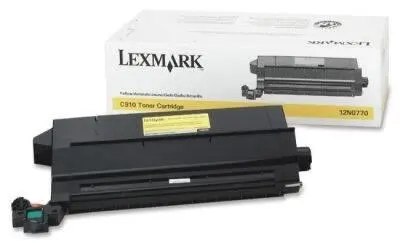 Lexmark C910 Orjinal Sarı Toner C912 X912 12N0770 14k.