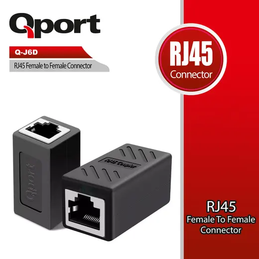 QPORT Q-J6D CAT6 RJ45 DISI DISI BIRLESTIRICI APARAT