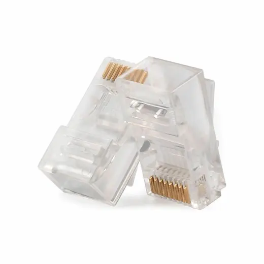 100 ADET RJ45 NETWORK KONNEKTÖR CAT6 UTP alternatif görünüm