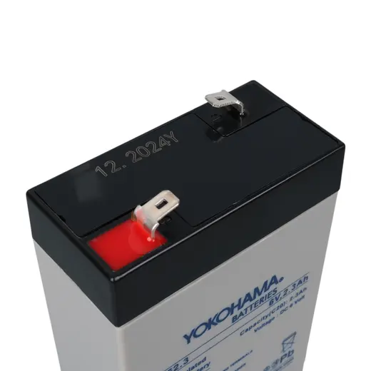 YOKOHAMA YH-62.3 6 VOLT - 2.3 AMPER AKÜ (101 X 66 X 33 MM) görseli 4