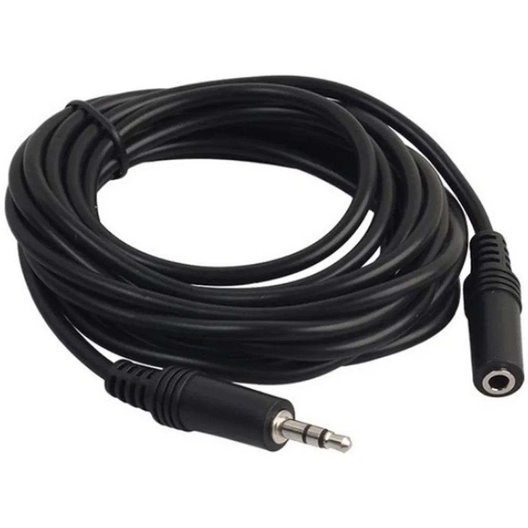 POWERMASTER 3.5 MM STEREO ERKEK / DİŞİ 5 METRE AUX UZATMA KABLOSU