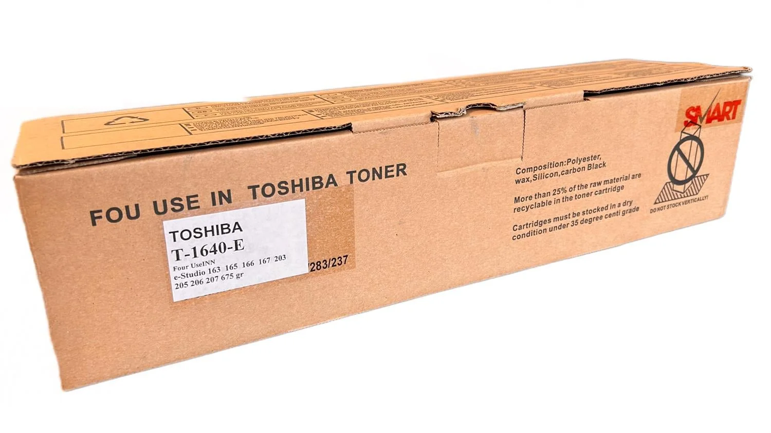 Toshiba T-1640 E Smart Toner e-Studio 163 165 166 167 203 205 206 207 675 gr