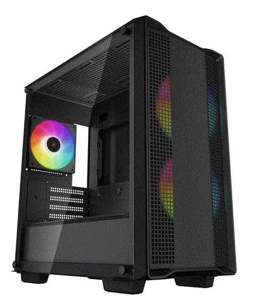 DEEPCOOL CC360 3-ARGB Fanlı Gaming Micro-Tower PC Kasası görseli 6