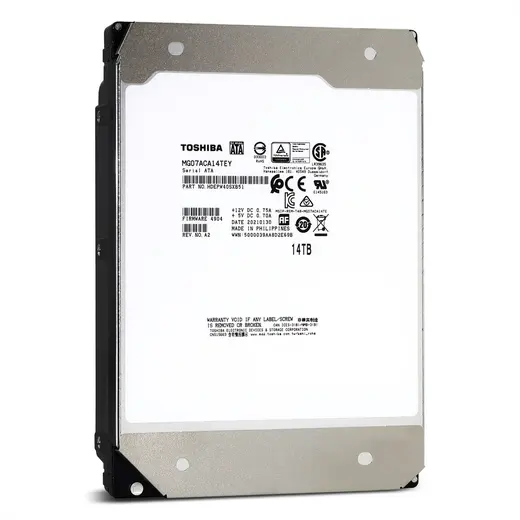 TOSHIBA 3.5" 14TB MG07 MG07ACA14TEY 7200 RPM 256MB SATA-3 Enterprise Güvenlik ve Nas Diski görseli 2
