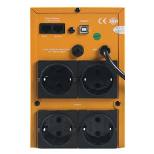 MAKELSAN ROAR 1500VA 1F/1F (2X9AH) 5/10DK LINE INTERAKTIF UPS (900W) görseli 2