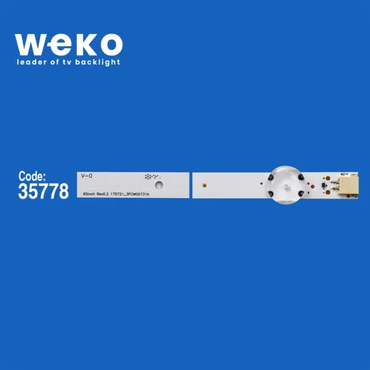 WKSET-6069 35778X10 LG INNOTEK _ARCELİK 65INCH REV0.2 10 ADET LED BAR alternatif görünüm