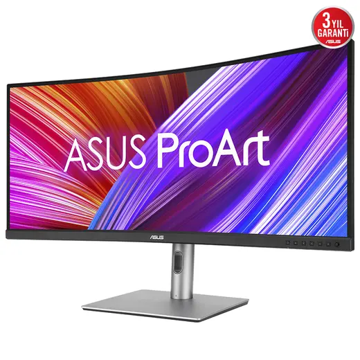 ASUS 34" IPS PROART PA34VCNV 5MS 60HZ HDMI-DP TYPEC RJ45 kavisli Grafik Çizim Monitörü 3440x1440 / 90LM04A0-B02370 görseli 8