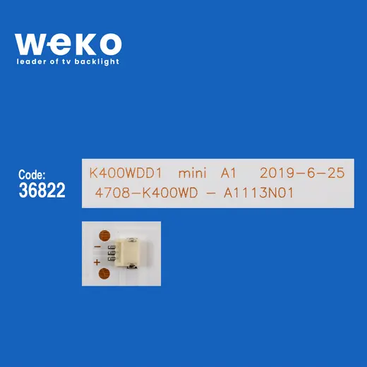 WKSET-6017 36822X3 K400WDD1 MİNİ A1 4708-K400WD-A1113N01 3 ADET LED BAR alternatif görünüm