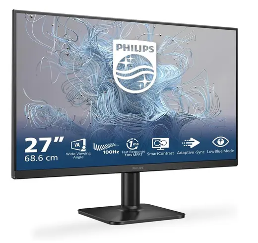 Philips 27" 27E2N1100L-01 Full HD 1920x1080 1Ms 100 Hz D-Sub HDMI Siyah Monitör
