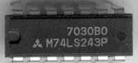 SCHUKAT 74LS243 Tri-State Quad Transceiver