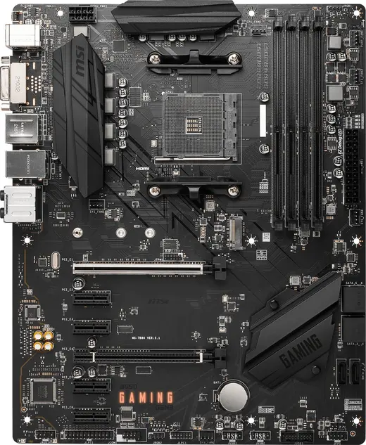 MSI B550 GAMING DDR4 HDMI-DVI PCIE 4.0 AM4 mATX görseli 7