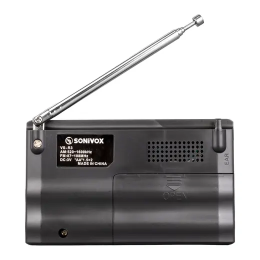 SONIVOX VS-R3 GÜMÜŞ RENK CEP TİPİ ANALOG FM RADYO alternatif görünüm