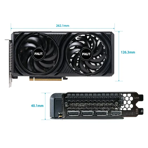 Palit RTX5060 INFINITY 2 OC 8GB 128Bit GDDR7 alternatif görünüm