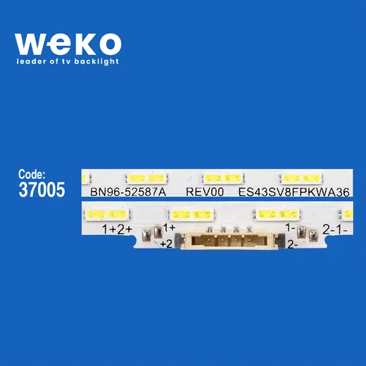 WKSET-6539 37005X2 BN96-52587A REV00 ES43SV8FPKWA36 2 ADET LED BAR (36LED) alternatif görünüm
