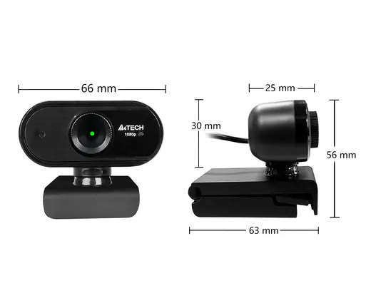 A4 TECH PK-925H FULL HD 16MP 1920x1080 WEBCAM görseli 5