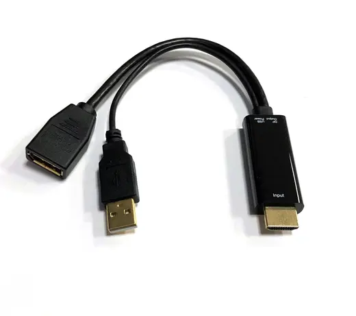 BEEK BC-DSP-HA-DP HDMI <-> DisplayPort (DP++) Adaptör, HDMI Tip A Erkek Giriş, DP Dişi Çıkış, DP 1.2 alternatif görünüm