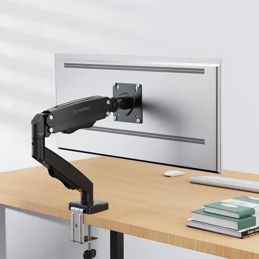 TITANPRO FL01 17-32 İnch Amortisörlü Siyah Monitör Standı görseli 6