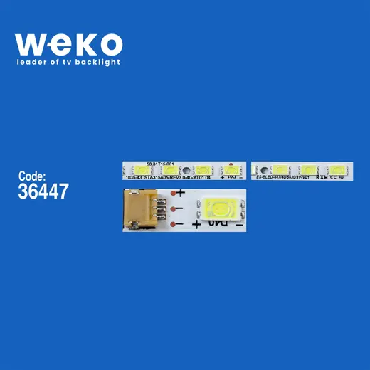 WKSET-6319 36447X2 STA315A13_REV1.0_40_100726 2 ADET LED BAR (40LED) alternatif görünüm