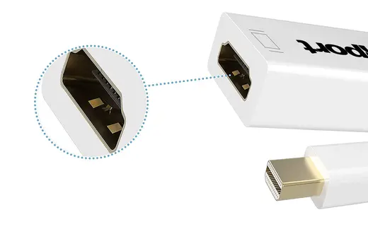 QPORT (Q-DP-HDMI) MINI DISPLAY PORT TO HDMI 4K CEVIRICI alternatif görünüm