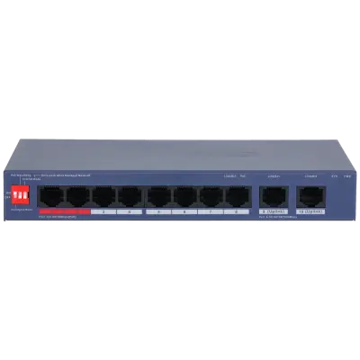 DAHUA CS4010-8ET2GT-110 10 PORT 10/100/1000 8 PORT POE 110W YONETILEBILIR SWITCH