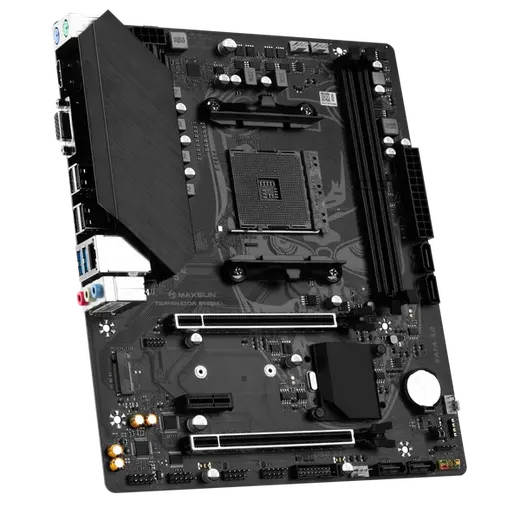 MAXUN TERMINATOR B550M DDR4 HDMI PCIE 4.0 AM4 mATX görseli 3