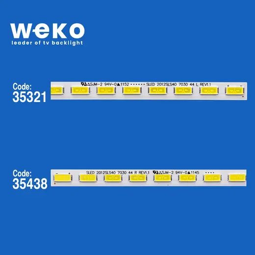 WKSET-5259 35321X1 35438X1 SLED 2012SLS40 7030 2 ADET LED BAR (44LED) alternatif görünüm