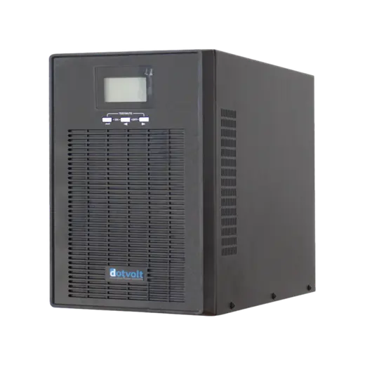 DOTVOLT 2KVA MN2KVA PLUS ONLINE 1/1F LCD EKRAN TOWER UPS 4x 12V 9 Ampe görseli 2