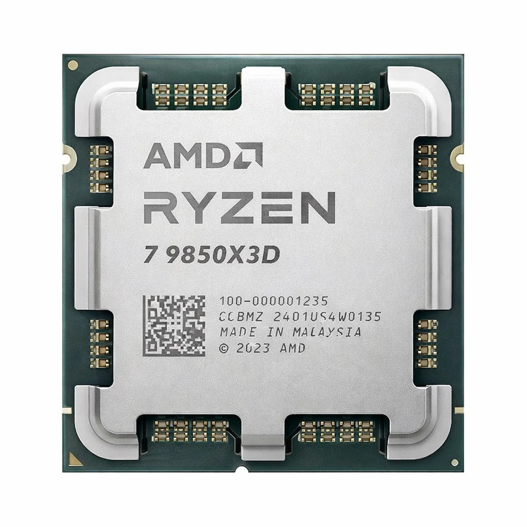 AMD RYZEN 7 9850X3D 96MB 8çekirdekli VGA YOK AM5 120w Kutusuz+Fansız