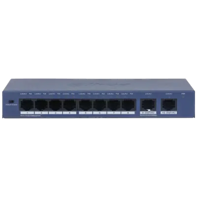 DAHUA S3010-8ET2ET-60 10 PORT 10/100 8xPOE 60W 2xRJ45 10/100 UPLINK YÖNETİLEMEZ SWITCH