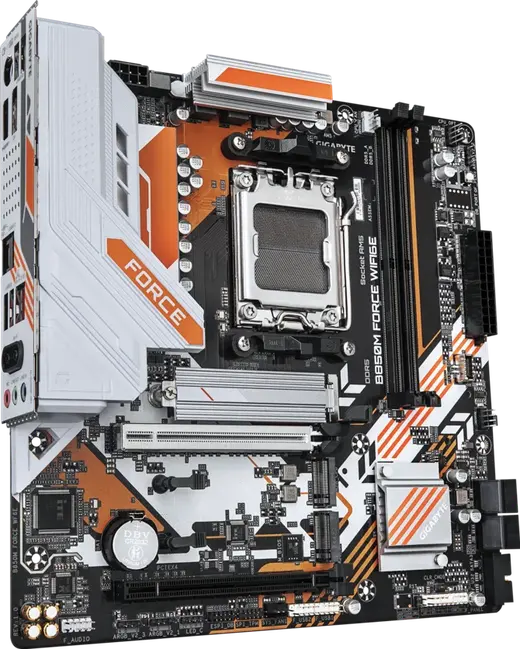 GIGABYTE B850M FORCE WIFI6E DDR5 HDMI-DP TYPEC PCIE 5.0 AM5 mATX görseli 2