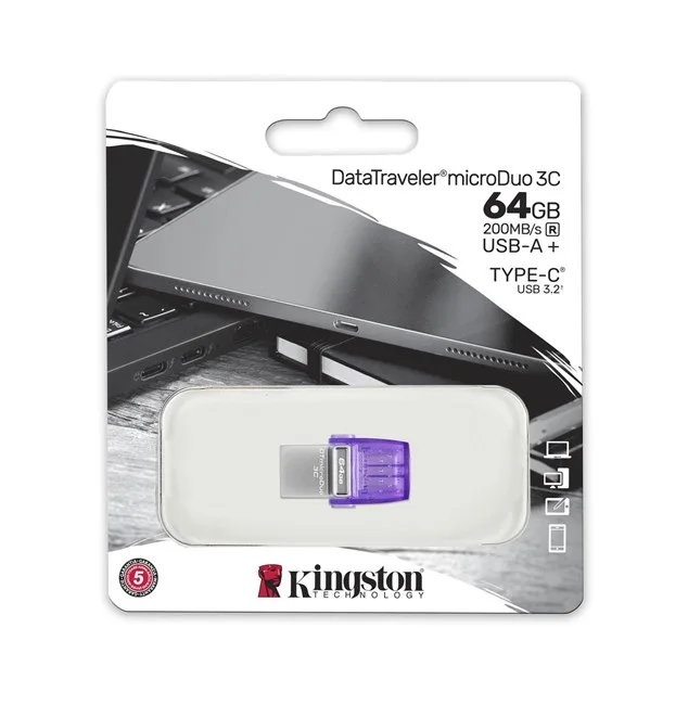 Kingston 64GB DT MicroDuo 3C DTDUO3CG3/64GB
