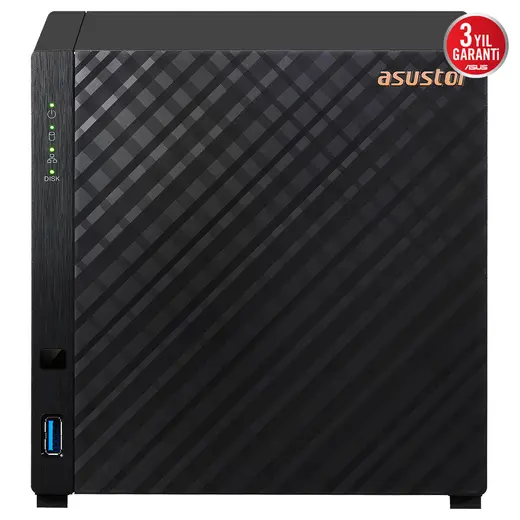 ASUSTOR 4diskli Realtek QC-1GB RAM-2.5GbE Nas Server AS1204T görseli 7