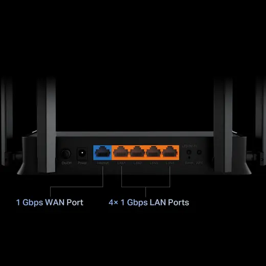 TP-LINK ARCHER BE220 WIFI7 BE3600 Ev Ofis Tipi Router görseli 4