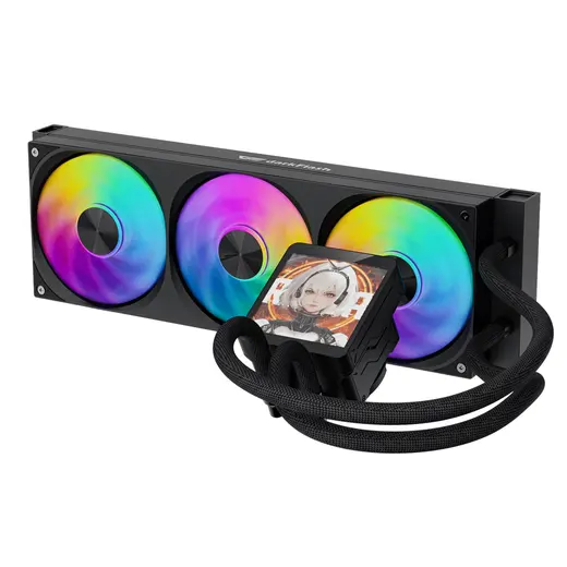 DarkFlash DV360S Max ARGB LCD 360mm Siyah Sıvı Soğutma 1851/AM5 görseli 1
