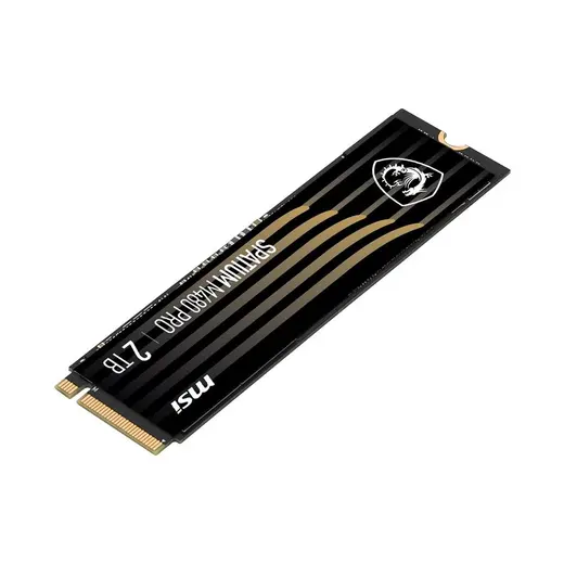 MSI 2TB SPATIUM M480 PRO 7400 7000MB/s M2 NVME GEN4 Disk Soğutuculu görseli 2