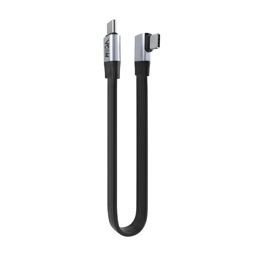 Vcom CU582RA-2.0 Type-C USB4 V2 90 Derece Düz 2.0m Şarj Kablosu