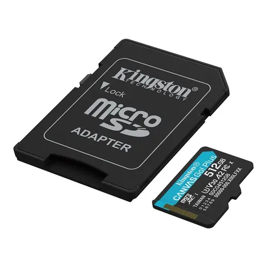 Kingston 512GB mSDXC CanvasGo+ 200MB SDCG4/512GB alternatif görünüm