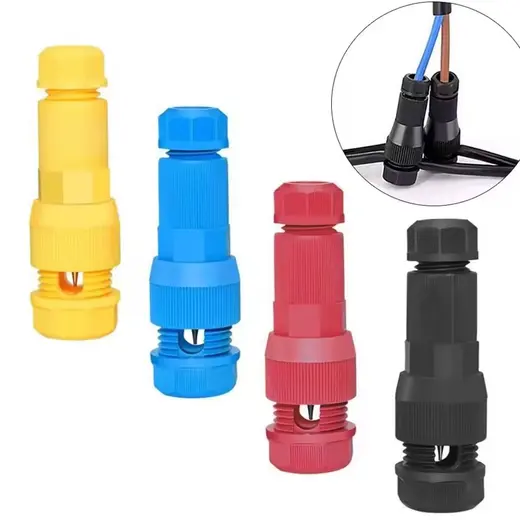 POWERMASTER PM-25898 SU GEÇİRMEZ 1 PİN KONNEKTÖR KARIŞIK RENK (1 ADET) alternatif görünüm