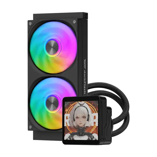 DarkFlash DV240S Max ARGB LCD 240mm Siyah Sıvı Soğutma 1851/AM5 alternatif görünüm