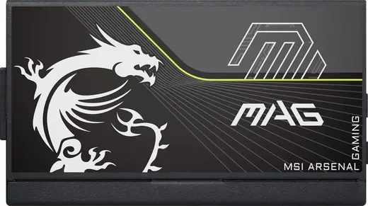 MSI 1200W 80+ PLATINUM MAG A1200PLS PCIE5 Tam Modüler Power Supply görseli 7