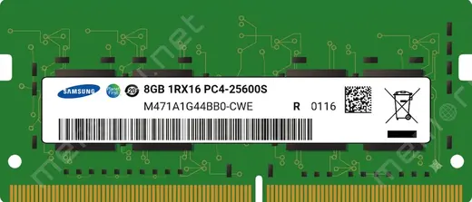 SAMSUNG 8GB DDR4 3200MHZ CL22 NOTEBOOK RAM M471A1G44BB0-CWE