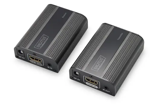 DIGITUS DS-55204 HDMI Sinyal Uzatma Cihazı, 1 x Alıcı (Receiver), 1 x Verici (Transmitter) Birim dahil
