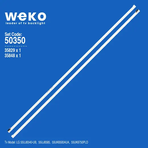 WKSET-5350 35829X1 35848X1 55 V17 ART3 3047 REV2.0 2 ADET LED BAR (54LED)