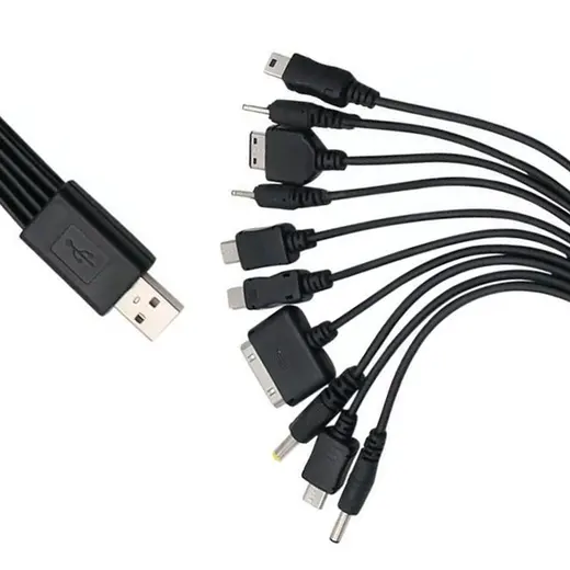POWERMASTER PM-4309 ÇOK FONKSİYONLU 10LU USB ŞARJ ALETİ KABLO alternatif görünüm