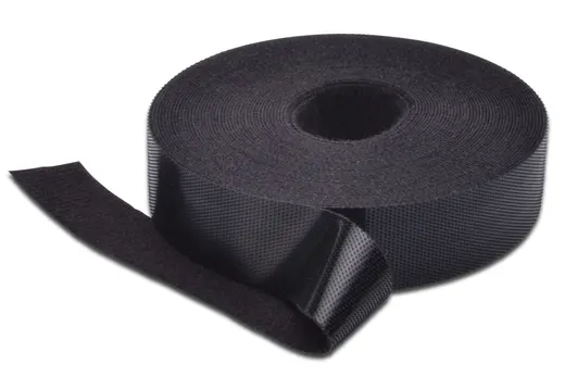 DIGITUS DN-CT-10M-20 Kablo Düzenleyici (Kablo Bağı) Cırt Cırtlı Bant 10 metre, Genişlik 20 mm, siyah renk