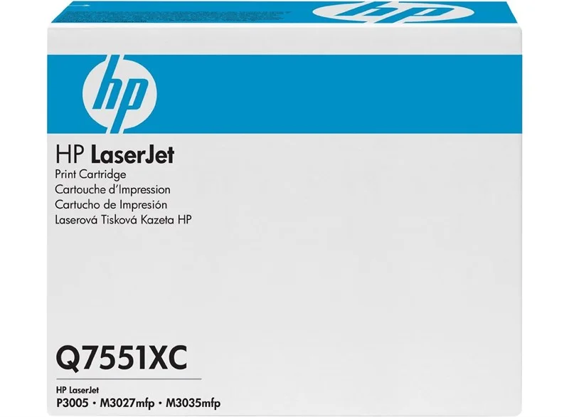 Hp Q-7551XC 51XC 3005 3027 3035 Orjinal Siyah Toner 51X