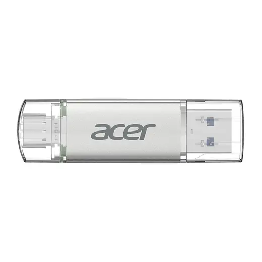 Acer 256GB USB 3.2 UT300-256GB USB-A+USB-C Çift Taraflı Metal Flash Bellek