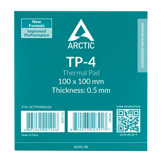 ARCTIC AR ACTPD00062A TP-4 TERMAL PED 100x100MM/0.5MM alternatif görünüm